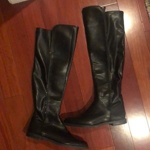 Franco Sarto black knee high boots 👢